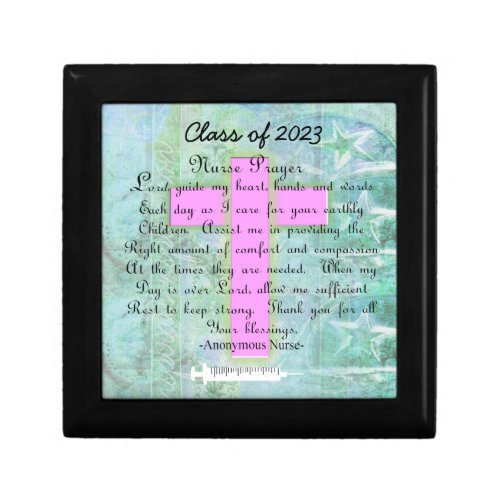 Christian Nurse Prayer Class 2023 Gift Box