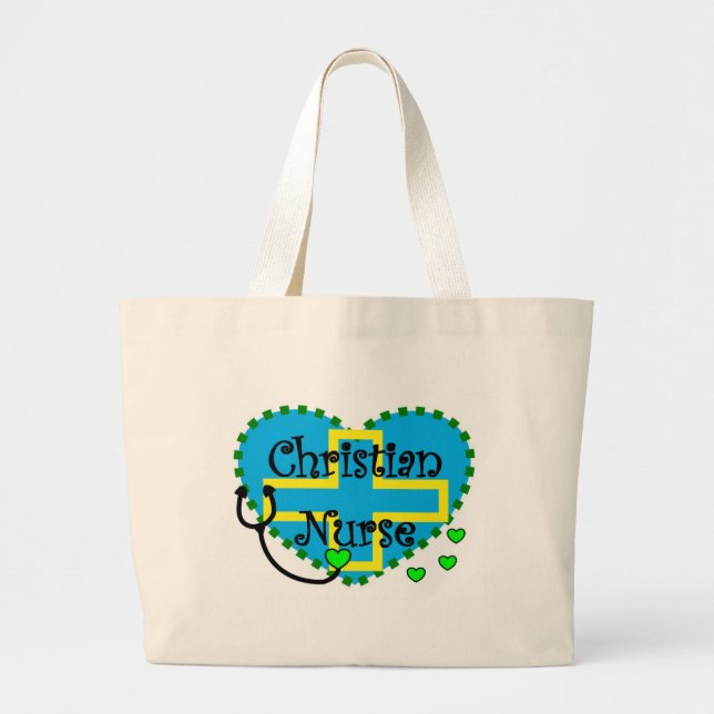 christian nurse tote bag (Front)