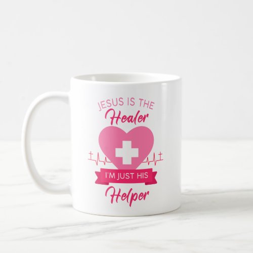 Christian Nurse Women Jesus Healer Gospel Graphic Coffee Mug