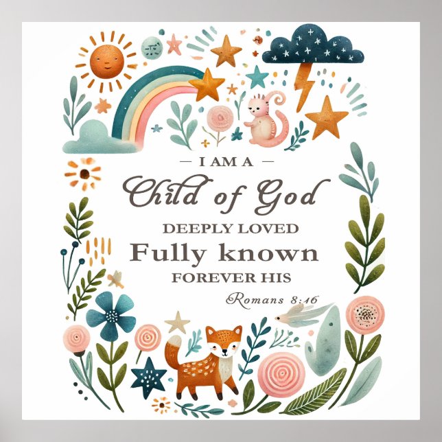 Christian Nursery Art - Bible verse home decor   (Front)