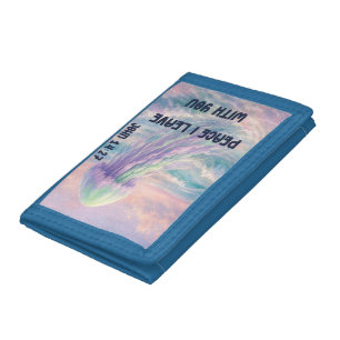 Christian Ocean Peace Jellyfish - John 14:27 Bible Trifold Wallet