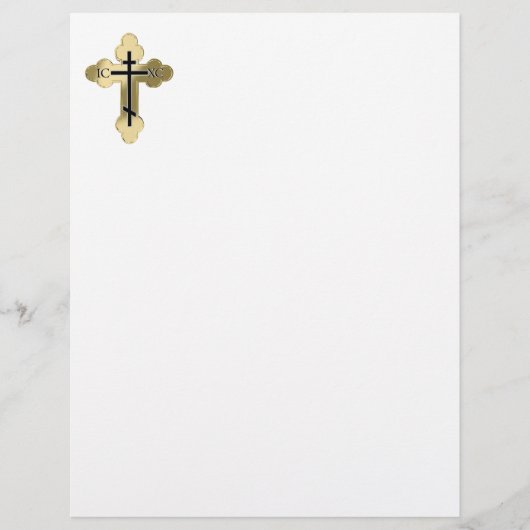 Christian orthodox cross (Front)