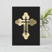 Christian orthodox cross (Standing Front)
