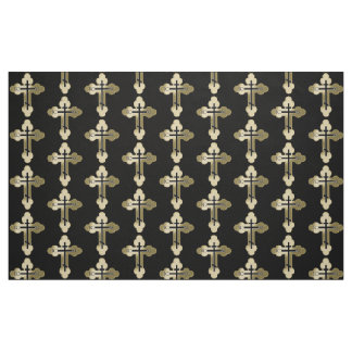 Christian orthodox cross fabric
