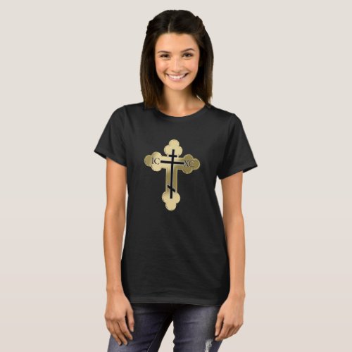 Christian orthodox cross T_Shirt