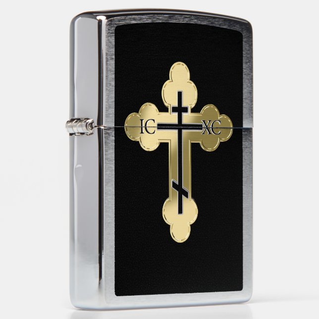 Christian orthodox cross zippo lighter | Zazzle