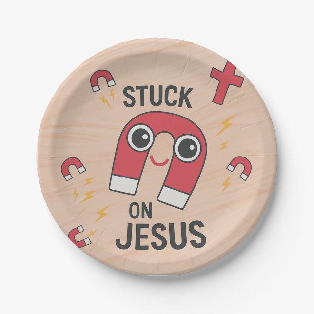 Christian party celebration theme tableware paper plates (Front)