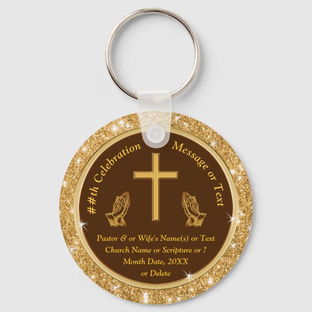 Christian Party Favors for Adults for ANY OCCASION Keychain (Front)
