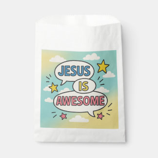 Christian party tableware theme  favor bag