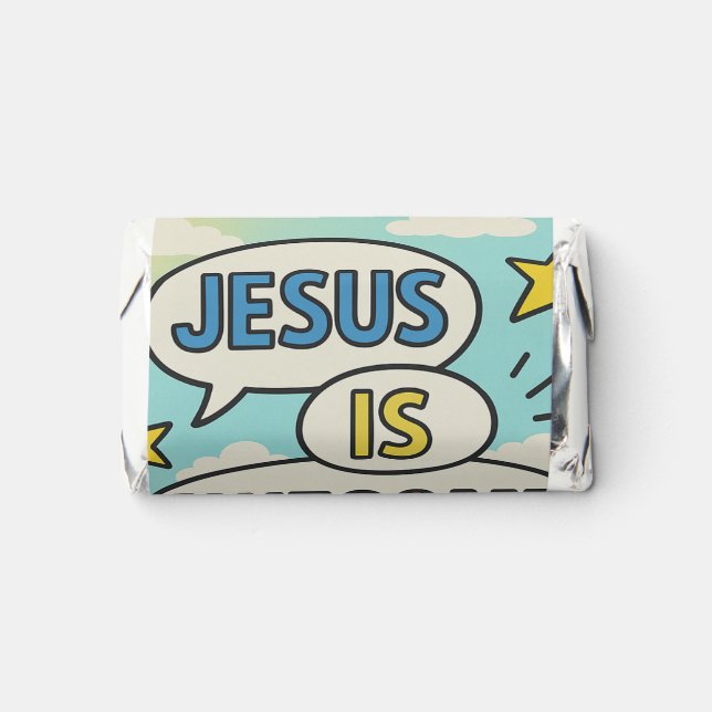 Christian party tableware theme  hershey's miniatures (Front)