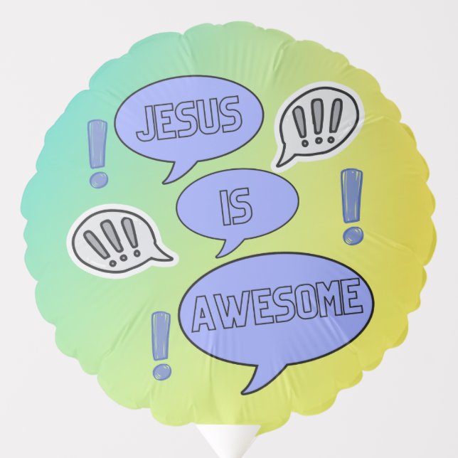 Christian party theme  balloon (Front)