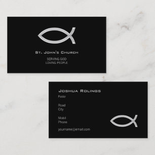 Christian Pastor Priest Business Card