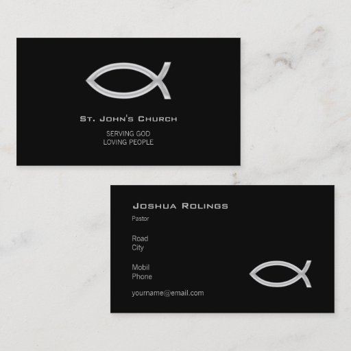 Customizable Christian - Business Card