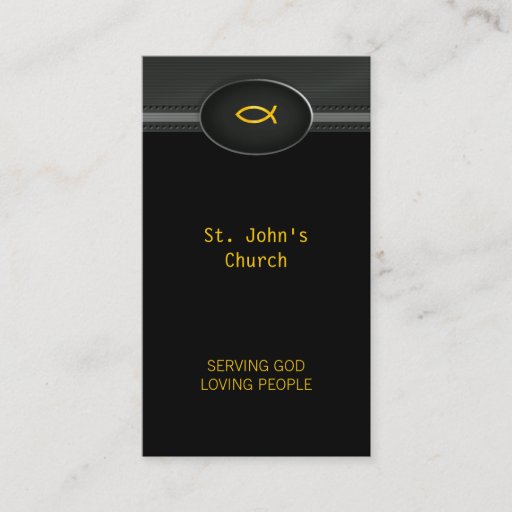 Customizable Christian - Business Card