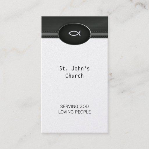 Customizable Christian - Business Card