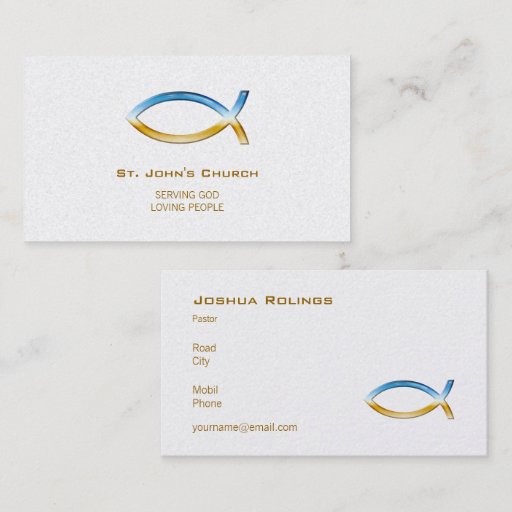 Customizable Christian - Business Card