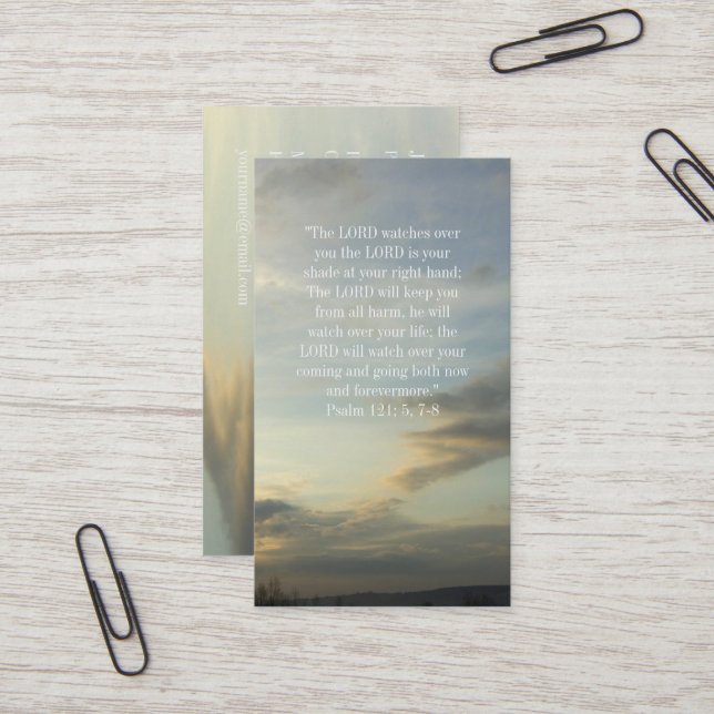Christian | Pastor | Priest Business Card (Front/Back In Situ)
