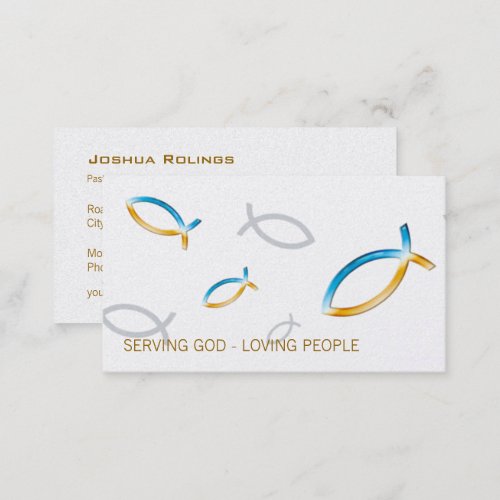 Christian  Pastor  Priest Business Card