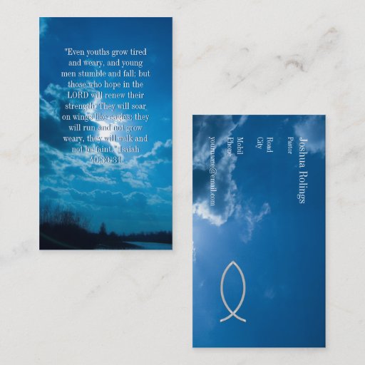 Customizable Christian - Business Card