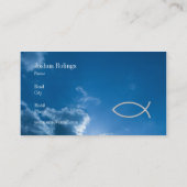 Christian | Pastor | Priest Business Card (Back)