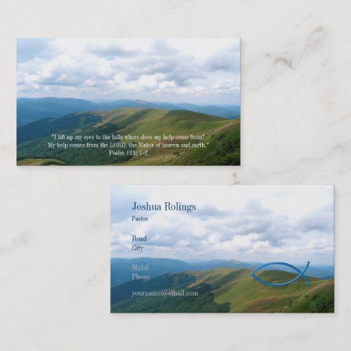 Customizable Christian - Business Card