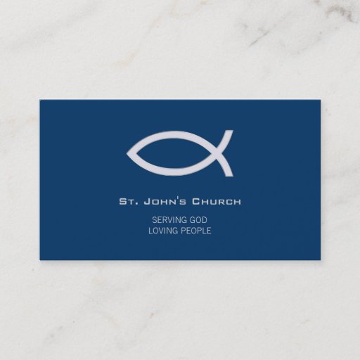 Customizable Christian - Business Card