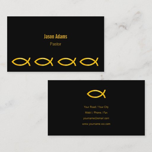 Customizable Christian - Business Card