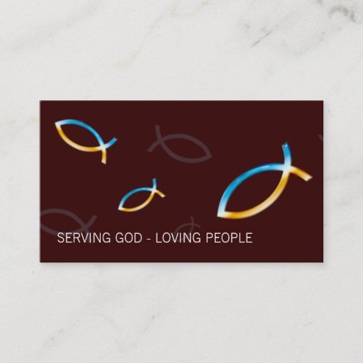 Customizable Christian - Business Card