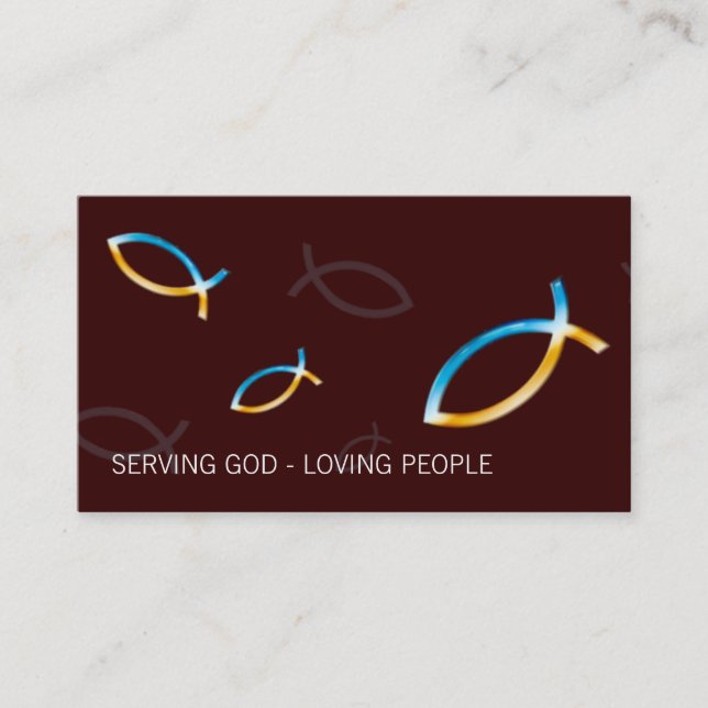 Christian | Pastor | Priest Business Card (Front)