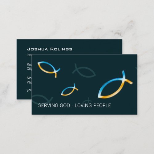 Christian  Pastor  Priest Business Card