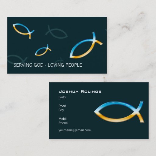 Customizable Christian - Business Card