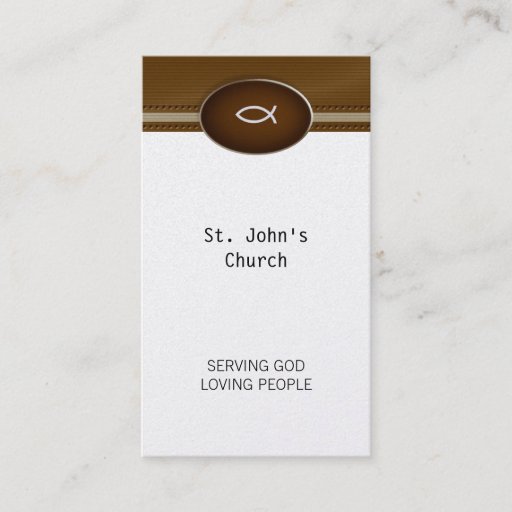 Customizable Christian - Business Card