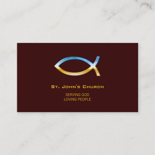 Customizable Christian - Business Card