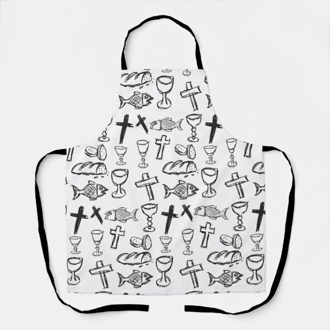 Christian Pattern Apron (Front)