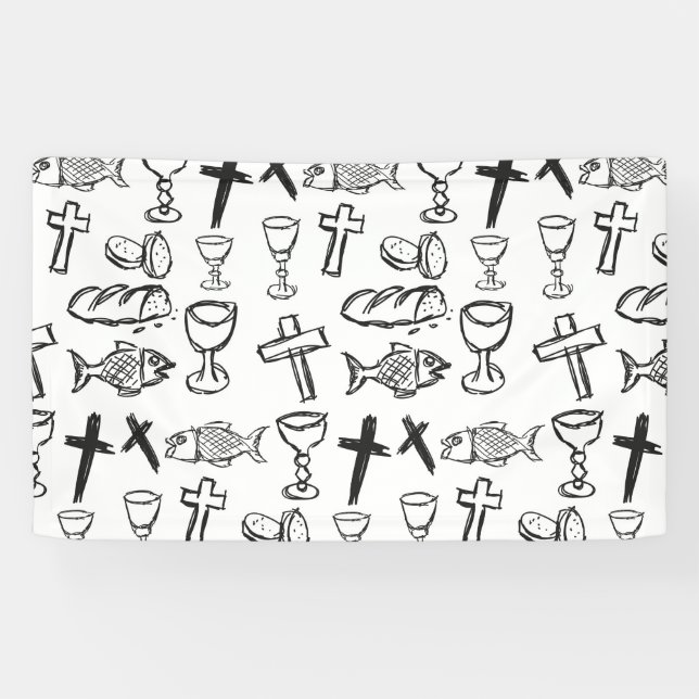 Christian Pattern Banner (Horizontal)
