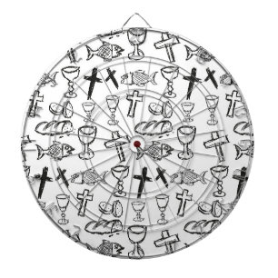 Christian Pattern Dart Board