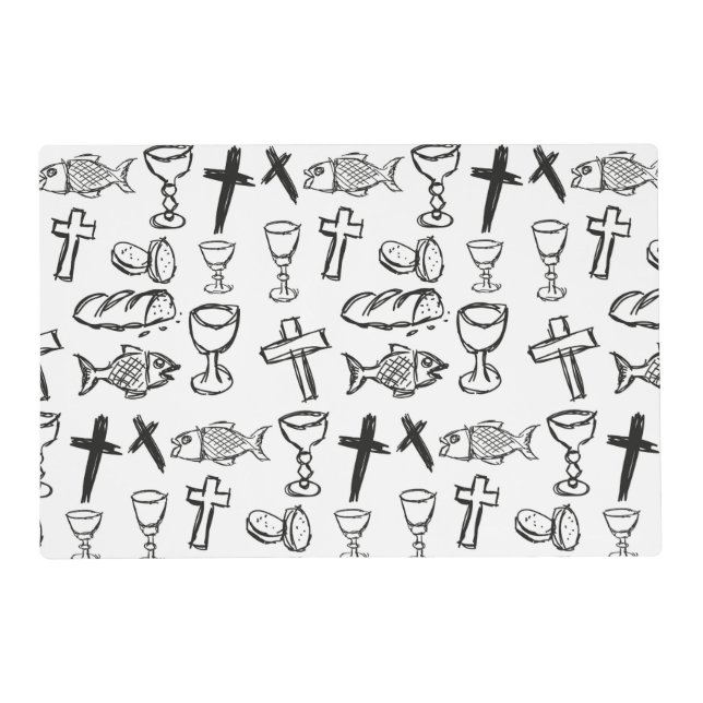 Christian Pattern Placemat (Front)