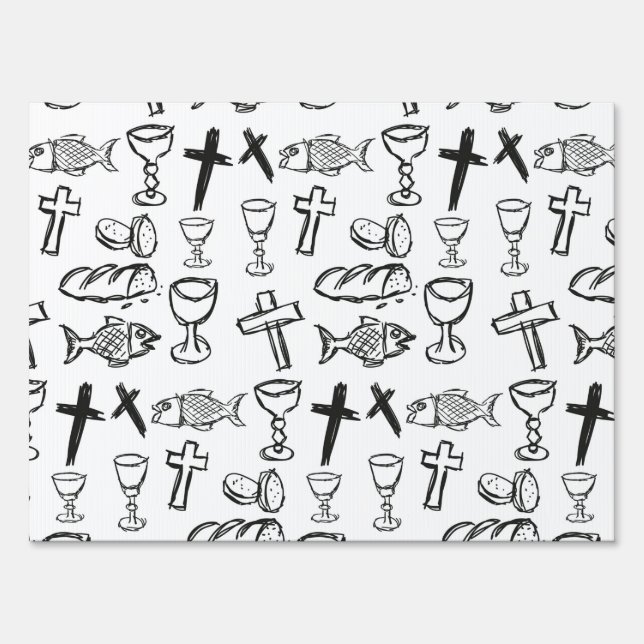 Christian Pattern Sign (Front)