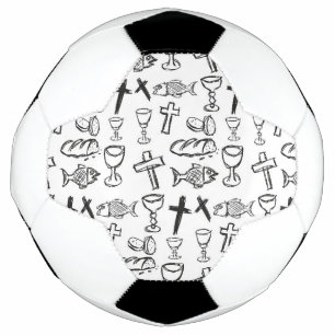 Christian Pattern Soccer Ball