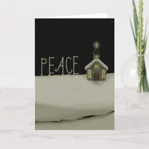 Christian Peace Christmas Holiday Card
