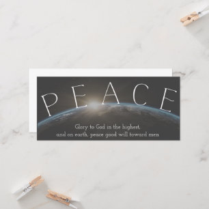 Christian Peace on Earth Bible Passage Christmas