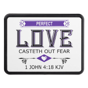 Christian Perfect Love Hitch Cover