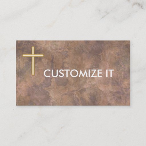 Customizable Christian Personal BUSINESS CARDS