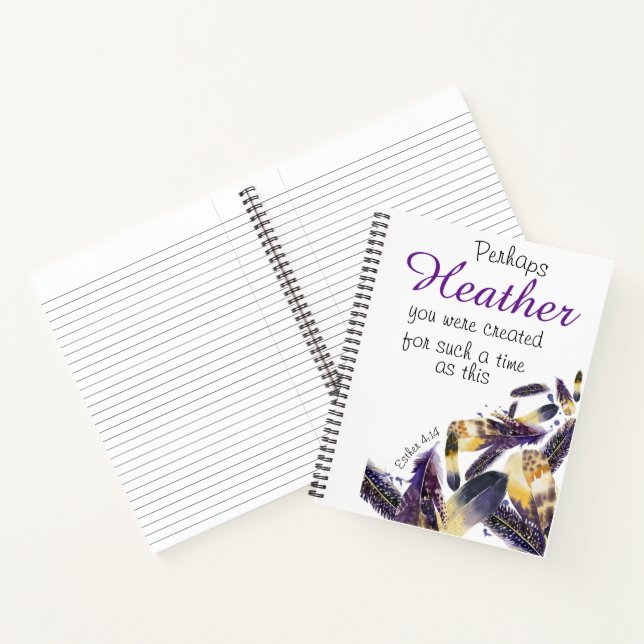 Christian Personalized Scripture Notebook (Inside)