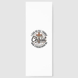 Christian Philippians 4_13 Vintage Quote Shirt Des Bookmarks