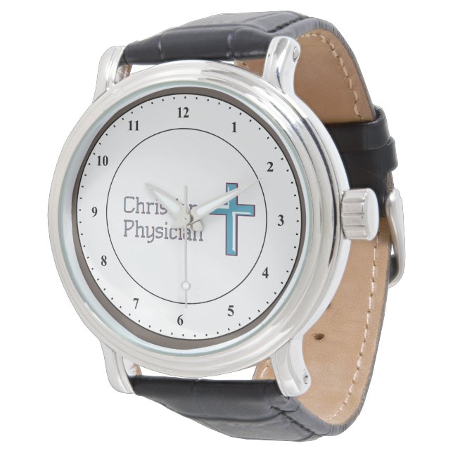 Christian Physician Cross Watch (Angled)