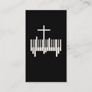 Christian Pianist Religious Music Lord Piano Business Card