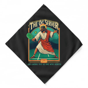 Christian Pickleball Jesus Bandana