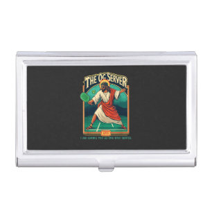 Christian Pickleball Jesus Business Card Case