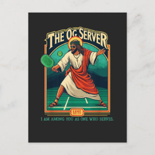 Christian Pickleball Jesus Postcard